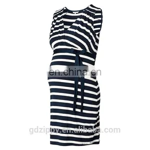 Wholesale Clothing Manufacturer Striped Maternity Clothes/Clothing thumbnail-3