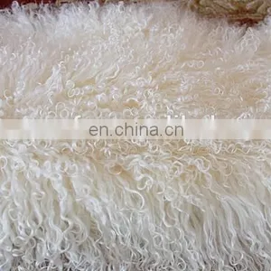 Mongolian Lamb Fur Skin Tibet Lamb Fur Pelt From China thumbnail-4