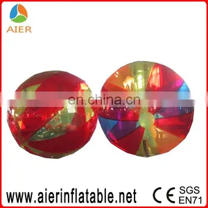 Inflatable Floating Walking Ball, Transparent n Color Floating Water Ball, Rainbow Floating Water Ball thumbnail-1