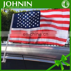 Wholesale Good Quality Cheap Price Promotional America Car Flag thumbnail-3