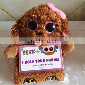 Plush Toys TY Design Teddy Dog Animal Mobile Phone Seat Holder thumbnail-2