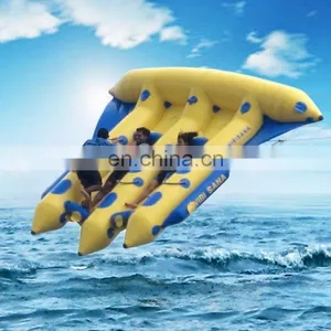 Top Quality 0.9mm PVC Inflatable Flying Towables Flying Fish Boat thumbnail-2
