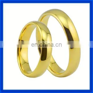 High Polished Stainless Steel Couple Ring thumbnail-1