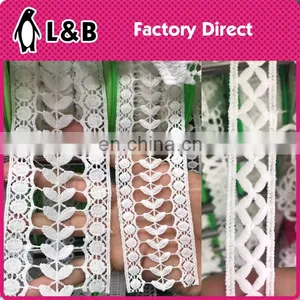 White Milk Silk Trims Embroidered Chemical Water Soluble Lace thumbnail-1
