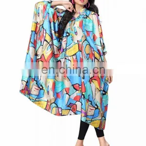 Calf Length Kaftan / Comfortable Collar Neck Fashionable Short Kaftan / Latest Modern Style Free Size Kaftan 2017 (kaftans 2017) thumbnail-1