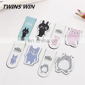Best Price Cute Stationery School Supplies Wholesale From China , Custom-made Magnetic Metal Animal Design Bookmark thumbnail-1