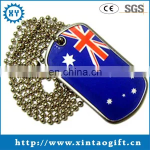 Cheap Custom Aluminum US Flag Dog Tag With Logo thumbnail-3