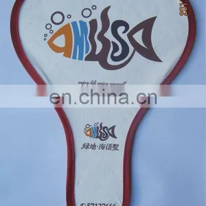 Cheap Promotional T- Shape Nylon Folding Fan thumbnail-2
