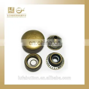 Copper Metal 4 Parts Button for Military Used thumbnail-1
