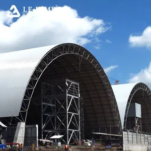 Large Span Steel Space Frame Structure Coal/Cement/Limestone/Clinker/Grain Storage Sheds Structure thumbnail-3
