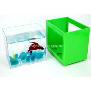 Mini Fashionable Acrylic Fish Tank/Aquarium Good Items for Christmas Decorations thumbnail-1