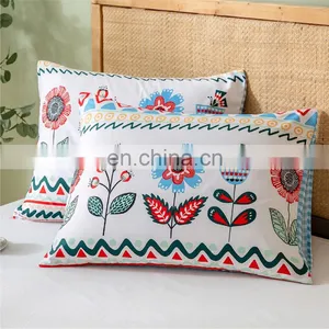 Boho Flat Sheet 3D 100% Polyester Printing Bedsheet Set Duvet Cover Set With Artwork thumbnail-3
