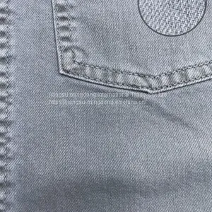 100%Cotton Denim Slub Twill Fabric thumbnail-3