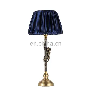 Fancy Design Animal Base Lamp Bedroom Decor Creative Antique Desk Light Classic Resin Nightstand Lamp thumbnail-5