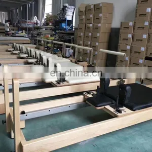 White Maple Wood Elina Pilates Reformer Equipment Price Home Reformer Bed Pilates Machine SRP01 thumbnail-4