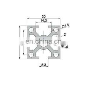 SHENGXIN Great 6000 Series t Slot 3030 Aluminum Profile Extrusion CNC thumbnail-2