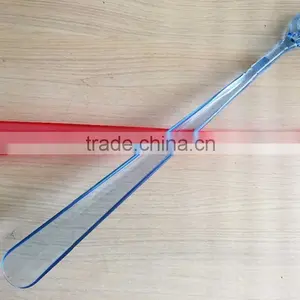 Transparent High Quality Acrylic Plastic Shoehorn thumbnail-2