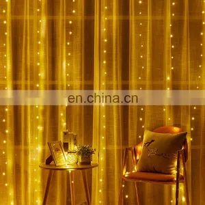 Amazon USB Supply Remote Control Led Light Curtain for Home Holiday Decoration thumbnail-1