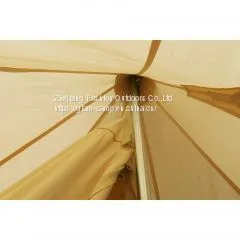 Double Layer Pyramid Teepee Tent Teepee Canvas Tent Manufacturer Double Door Indian Tent thumbnail-5