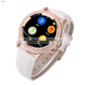 Waterproof Bluetooth Smart Watch D2 Women's Fashion For IOS Android(Crystal Diamond Edge, Raise the Bright Screen) thumbnail-1