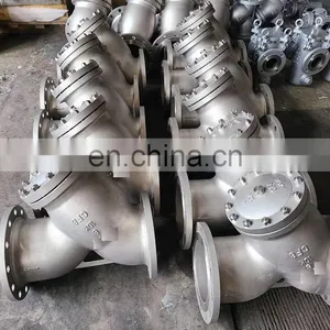 ASTM A351 CF3M SS304 SS316L Japanese Standard JIS 10K Stainless Steel Materials Water Oil Y TYPE STRAINER thumbnail-2