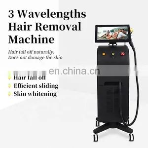 3 Wavelengths 755 808 1064 Diode Laser Hair Removal TEC Cooling System Ice Platinum Alma so Prano Beauty Epilator Equipment thumbnail-5