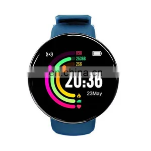 High Quality Redondo Round Montre Inteligente HD LCD Screen D18 Android Smart Watch For Mobile Phones Smartwatch thumbnail-5