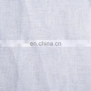 Stock Yarn Dyed Plain Fabric Prewash Linen Sheer Fabric thumbnail-4