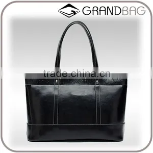 2016 Fashion Hollow Out Carve Pattern Genuine Leather Handbag Classic Shoulder Bag for Women thumbnail-2