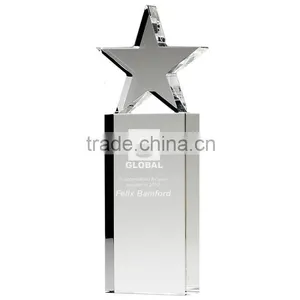 Laser Engraving Crystal Trophies Star Crystal Trophy thumbnail-1