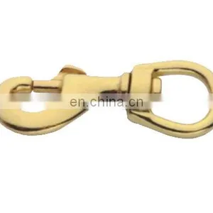 JRSGS Bolt Snap Swivel Round Eye Bronze Casting Brass S0246 thumbnail-1