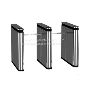 Slim Drop Arm Optical Turnstile/ Motorized Drop-arm Turnstile/ Waist-high Drop-arm Turnstile thumbnail-1