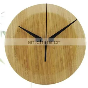 Wood Wall Clock Modern Concise Design Eco Friendly Circular Pendulum Wooden Wall Clock thumbnail-1