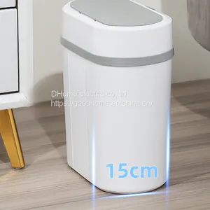 Nordic Smart Trash Can Household Simple Automatic Sensing Living Room Bedroom Bathroom Seam（Wechat:13510231336） thumbnail-2