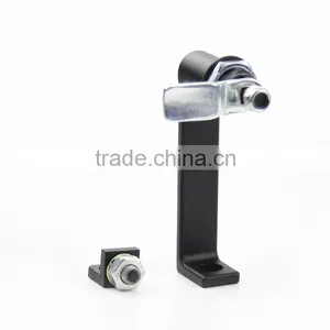 CE RoHS 2015 FEILEI MS868 China Factory Black Powder Zinc Alloy Cabinet L Handle Lock With Padlock Device thumbnail-2