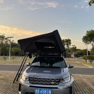 3-4 Person Waterproof Hardshell Aluminum Triangle Rooftop Tent thumbnail-1