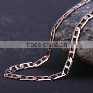 Chains Necklaces Type Simple Link Chain Jewelry Chain Decorative Chain Coffee Gold Plated Necklace thumbnail-3