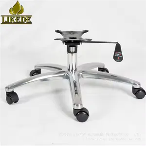 High Quality Aluminum Alloy Office Chair Stand Base Hot Sale Accessory Furniture Leg Gaming Boss Chair Base Metal Leg thumbnail-2