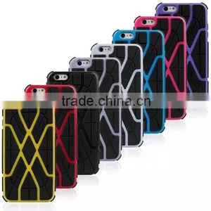 2 in 1 For Apple Iphone 6 Plus 5.5" Silicone CASE thumbnail-5