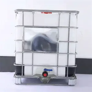 Custom-made Plastic Thickened Ton Barrel With Iron Frame, Acid and Alkali Resistant Chemical Barrel, Container Square Barrel, thumbnail-5