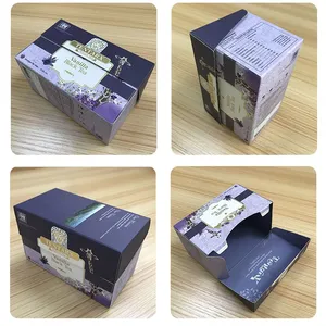 Double Sided Print Tea Coffee Nuts Kernels Paper Boxes Wholesale Soap Hand Fold Packaging Box thumbnail-2