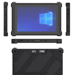 HR1051i5 10.1'' Intel I5/I7 Win10 Pro16GB+256GB 4G/5G Wifi6 Rugged Tablets With Fingerprint NFC 2D Barcode RFID Aviation Plug RJ45 RS232 thumbnail-3