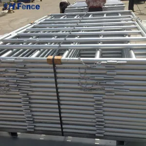 Laser-Cut Welded Oval Rail Cattle Fence Panel for Horse and Sheep Corrals thumbnail-1