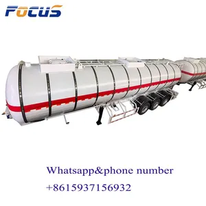 2-Axle 3-Axle 36000 Liter 38000 Liter Carbon Steel Fuel Tank Trailer Export to UAE, Saudi Arabic , Oman thumbnail-5