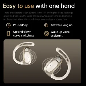 N60 New Private Mold Open-Ear TWS Earhook Bluetooth Earphones thumbnail-4