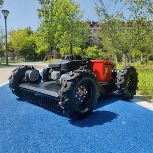 Remote Operated Wheeled Brush Cutter Made in China Manufacturer Factory thumbnail-5