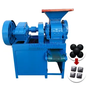 Iron Oxide Skin Metal Ball Making Production Equipment Line Coconut Peanut Shell Charcoal Making Machine EPC thumbnail-1