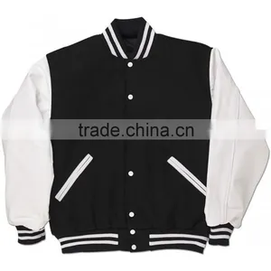 Hot Mens Boys College Varsity Letterman Baseball Jacket thumbnail-6