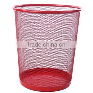 Classical Iron Net Trash Can for Personal Office thumbnail-3