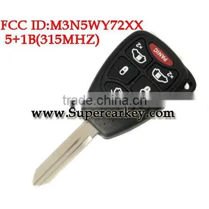 Best Quality 5+1 Button Remote Key With 315MHZ(FCC :M3N5WY72XX) for Chrysler thumbnail-1